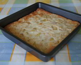 Воздушная фруктовая запеканка