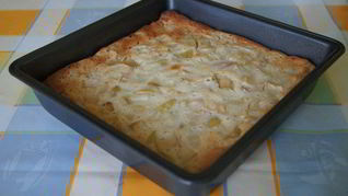 Воздушная фруктовая запеканка