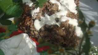 Запеканка гречневая с грибами