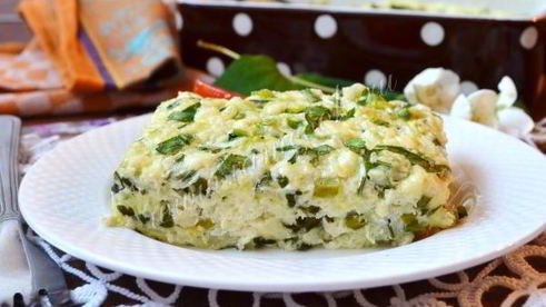 запеканка из кабачка и адыгейского сыра