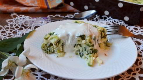 запеканка из кабачка и адыгейского сыра