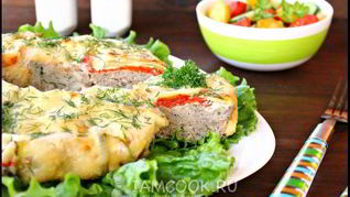 Запеканка из кабачков с мясом