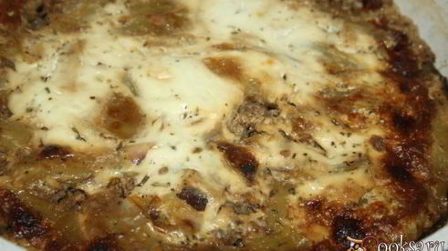 запеканка из овощей и фарша