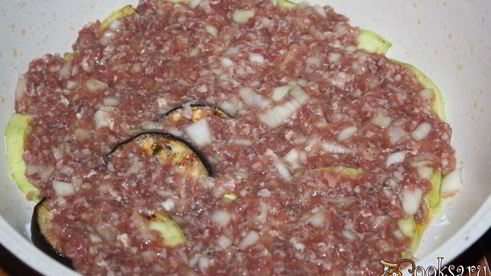 запеканка из овощей и фарша