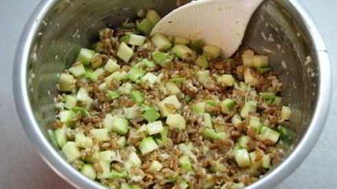 запеканка из полбы с кабачком для мультиварки