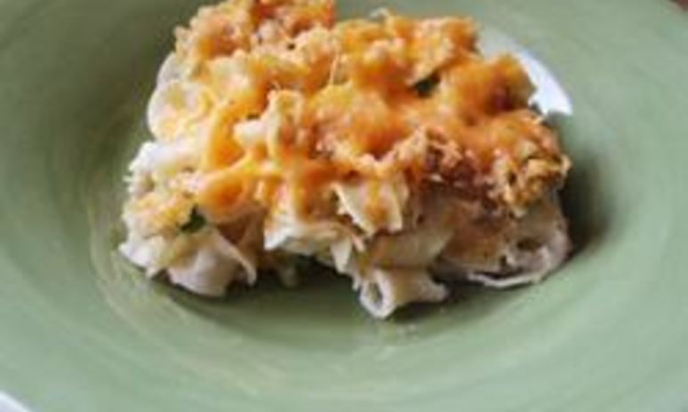 Рецепт запеканки из рыбных консервов и макарон