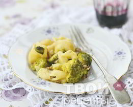 Запеканка из сырых макарон