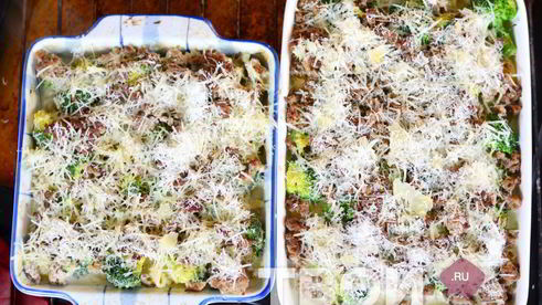 запеканка из сырых макарон