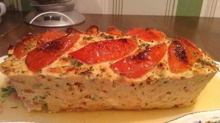 Запеканка из телятины и индейки с помидорами