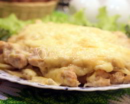 Запеканка картофельная с курицей
