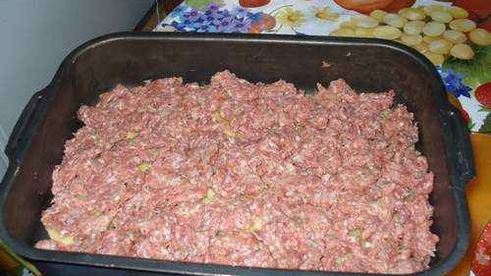 запеканка картофельная с мясом