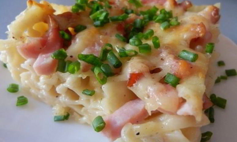 Рецепт запеканки ленивой из макарон