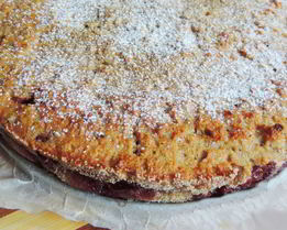 Запеканка манная с вишней