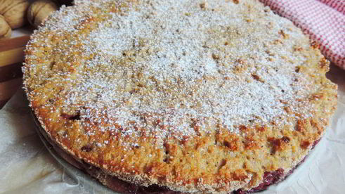 запеканка манная с вишней