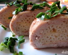 Запеканка мясная с макаронами