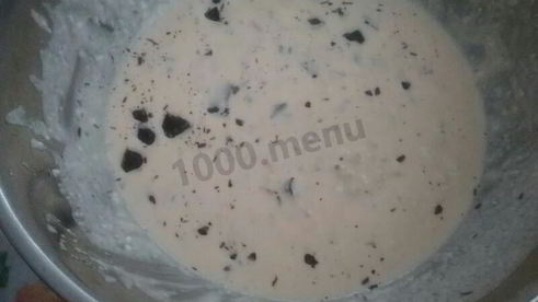 запеканка овсяно-творожная с мандаринами и шоколадом