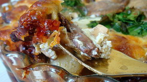 запеканка по-деревенски с сердечками