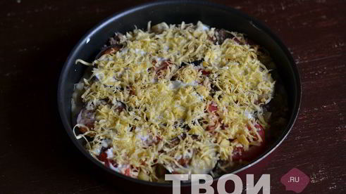 запеканка с баклажанами