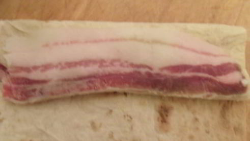 запеканка с беконом на сковороде