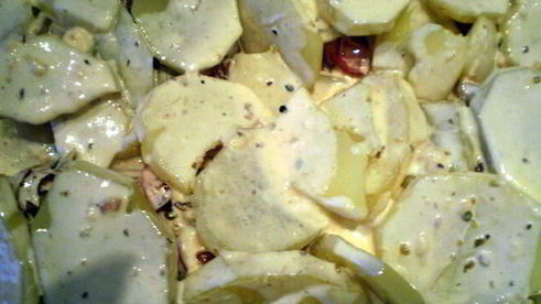 запеканка с курицей и овощами