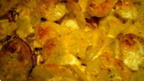 запеканка с курицей и овощами