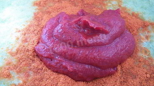 аджика из кабачков с томатной пастой на зиму