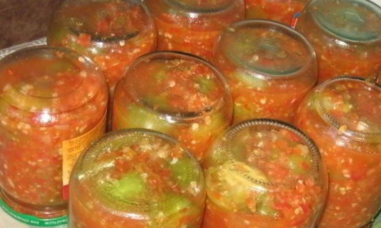 Рецепт аджики из зеленых помидоров сырая