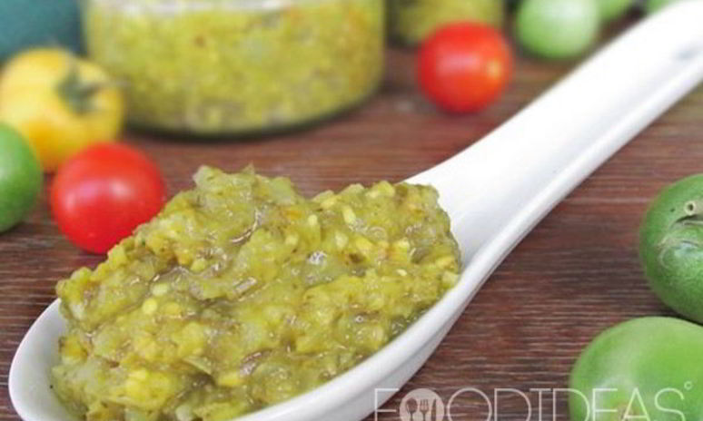 Рецепт аджики из зеленых помидоров