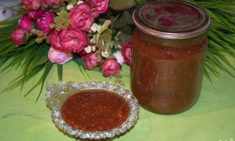 Рецепт аджики на закатку