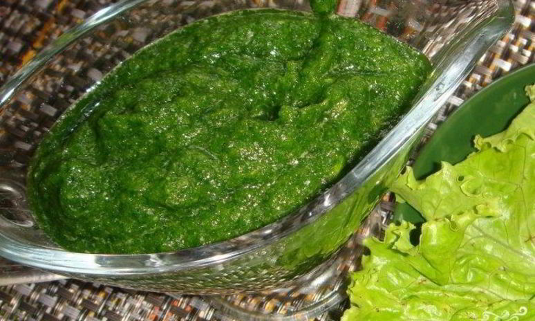 Рецепт аджики с кинзой