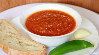 Аджика с острым перцем