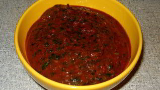 Аджика с томатной пастой