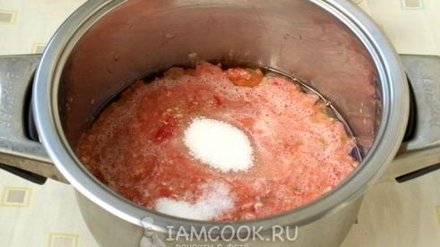 аджика с яблоками и помидорами на зиму