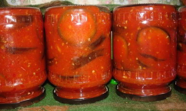 Рецепт баклажанов в аджике