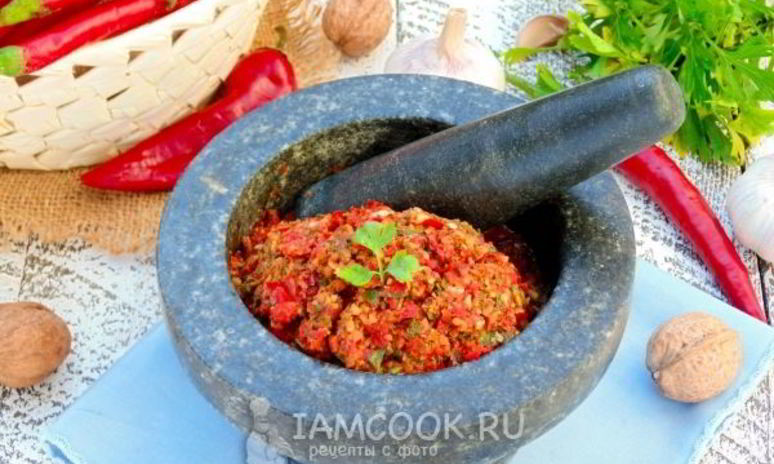 Рецепт грузинской аджики
