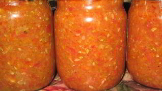 Консервированная аджика на зиму