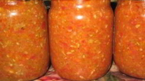 консервированная аджика на зиму