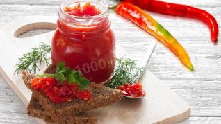 Острая аджика пальчики оближешь на зиму