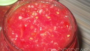 Сырая аджика с хреном