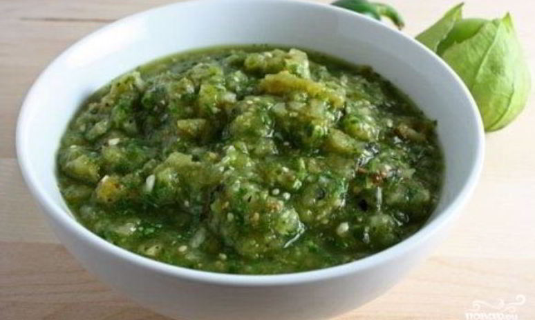 Рецепт вкусной аджики из зеленых помидоров