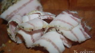 Вкуснейшее домашнее сало с чесноком и сухой кавказской аджикой