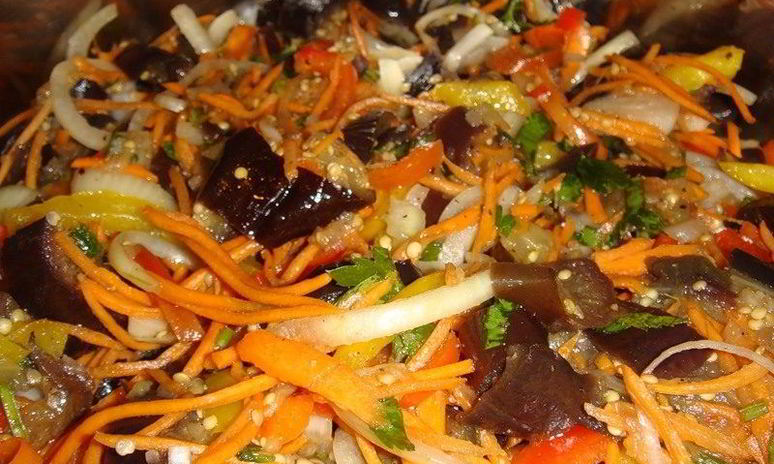 Рецепт баклажанов по-корейски на зиму