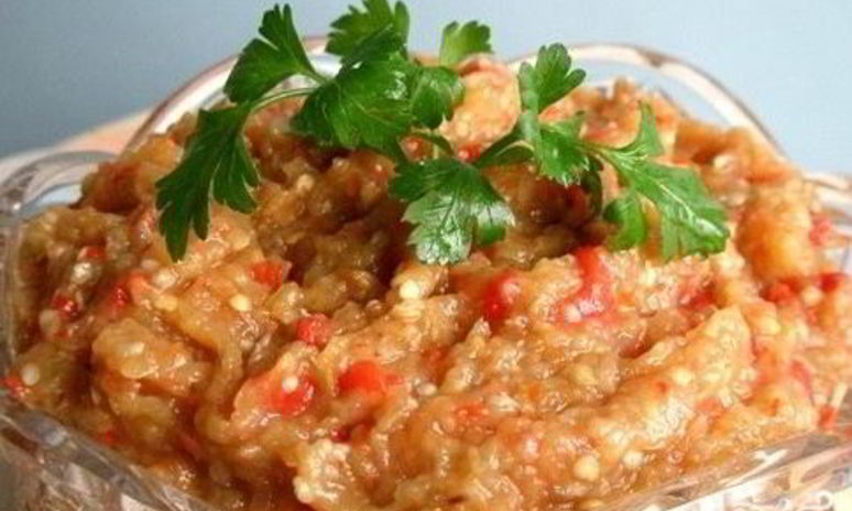 Рецепт баклажанов с чесноком на зиму