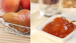 Джем из груш и персиков