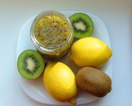 Джем из киви и лимонов с кардамоном