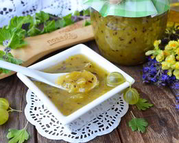 Джем из крыжовника с апельсином на зиму