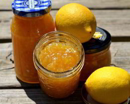 Джем из лимонов Мейера с шампанским