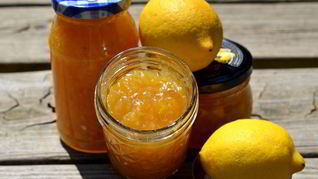 Джем из лимонов Мейера с шампанским