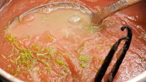 грушевый джем с ванилью