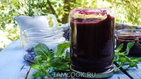 кабачковый джем с черной смородиной